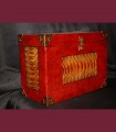507 - Bauletto tibetano, recente manifattura, cm L33 x A24 x P18