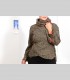 520 - Giacca "Petalo", pashmina, seta, fiocchi di lino