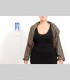 520 - Giacca "Petalo", pashmina, seta, fiocchi di lino