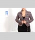 526 - Giacca, seta, pashmina, lino, melange