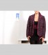 529 - Giacca blazer, pashmina, seta e lino