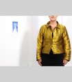 581- Giacca-Camicia, taffetà di seta, collo e polsi arricciati