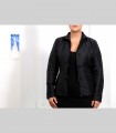 587 - Giacca-Camicia, taffetà di seta, ricami