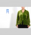593 - Giacca-Camicia, velluto di seta