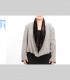 616 - Giacca double face corta, pashmina, velluto di seta