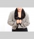 616 - Giacca double face corta, pashmina, velluto di seta