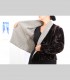 616 - Giacca double face corta, pashmina, velluto di seta