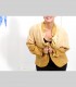 622 - Giacca, seta e pashmina, ricami