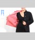 626 - Giacca double face, pashmina e taffetà di seta, collo coreano