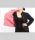 626 - Giacca double face, pashmina e taffetà di seta, collo coreano