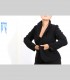 654 - Giacca blazer, pregiato filato di pashmina, gabardin