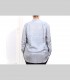 674 - Camicia, seta 21 grammi, collo coreano