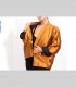 680 - Giacca-Camicia kimono corta, taffetà di seta
