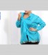 684 - Camicia ampia, seta 21 grammi broccato