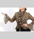 695 - Camicia "Capriccio", chiffon di seta stampata