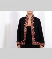 700 - Giacca double face, pashmina ricamata, seta antica