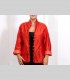 708 - SILK REVERSIBLE PLISSE' JACKET - TAFFETAS SILK