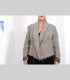 712 - Giacca morbida, pashmina, collo a scialle