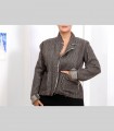 714 - Giacca blazer morbida, pashmina