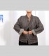 715 - Giacca morbida, pashmina, collo coreano