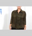 730 - Camicia "Virgola", chiffon di seta