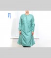 734 - Camicia lunga, seta antica