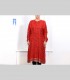 737 - Camicia lunga, seta antica, broccato