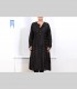 739 - Camicia lunga, seta antica, broccato