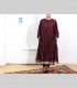 741 - Camicia lunga, seta antica, broccato