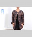 744 - Camicia-Casacca "Picasso", rasatello di seta