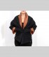 750 - Giacca kimono double face, panno di pashmina e shantung di seta
