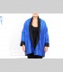 751 - Giacca kimono double face, panno di pashmina e shantung di seta