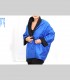 751 - Giacca kimono double face, panno di pashmina e shantung di seta