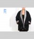 753 - Giacca kimono double face, panno di pashmina e shantung di seta