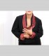 759 - Giacca corta, panno di pashmina, collo a scialle
