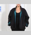 781 - Giacca double face, panno pashmina e taffetà di seta