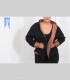 783 - Giacca double face, panno pashmina e taffetà di seta
