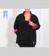 784 - Giacca double face, lana pashmina e shantung di seta