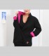 784 - Giacca double face, lana pashmina e shantung di seta