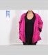 784 - Giacca double face, lana pashmina e shantung di seta