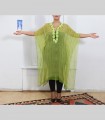 824 - Cappa con ricami, chiffon di seta