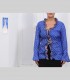 831- Camicetta-Casacca, collo con rouches, seta leggera