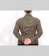 765 - Giacca tweed, pashmina, seta, fiocchi di lino