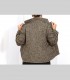 765 - Giacca tweed, pashmina, seta, fiocchi di lino