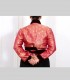 768 - Giacca kimono double face, broccato di seta e velluto di seta