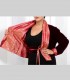 769 - Giacca kimono double face, broccato di seta e velluto di seta