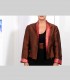 770 - Venduto - Giacca kimono double face, broccato di seta e taffetà