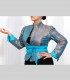 771 - Giacca kimono double face, broccato di seta e taffetà