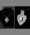 874 - Pendente turcomanno, argento, 20th secolo, Turkmenistan