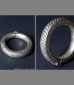 883 -  Antico bracciale Parsi, argento, Maharastra, 19th secolo, India